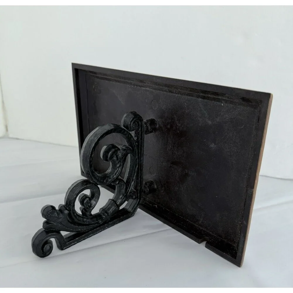 Vintage 1980s Burwood Homco Resin Faux Wood Accent Wall Shelf 6 x 10 x 6